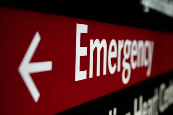 An Emergency Room Sign - Photo courtesy of &copy;iStockphoto.com/pablohart, Image #522737