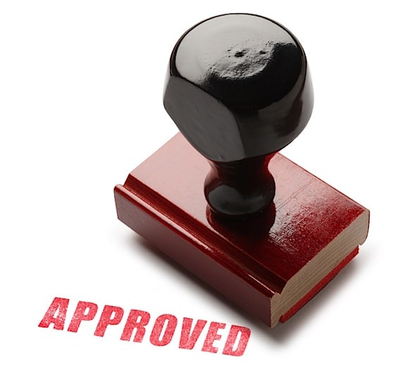 An "Approved" Rubber Stamp - Photo courtesy of &copy;iStockphoto.com/DNY59, Image #6618875