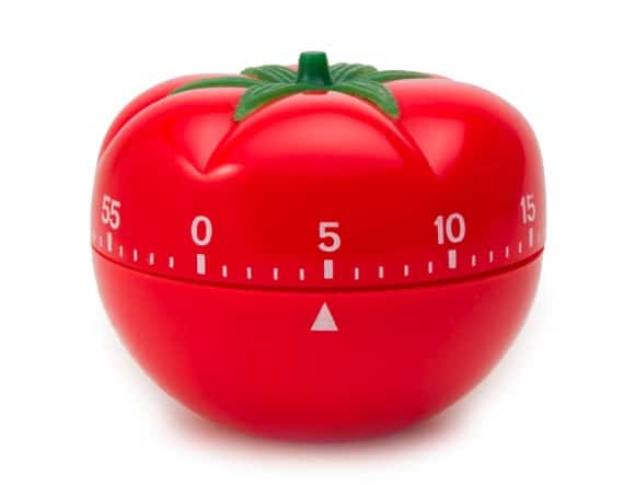 iStock_000009443672Small.jpg A Tomato Timer - Photo courtesy of ©iStockphoto.com/aroax, Image #9443672